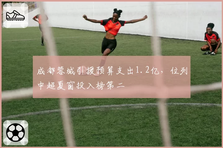 成都蓉城引援预算支出1.2亿,位列中超夏窗投入榜第二